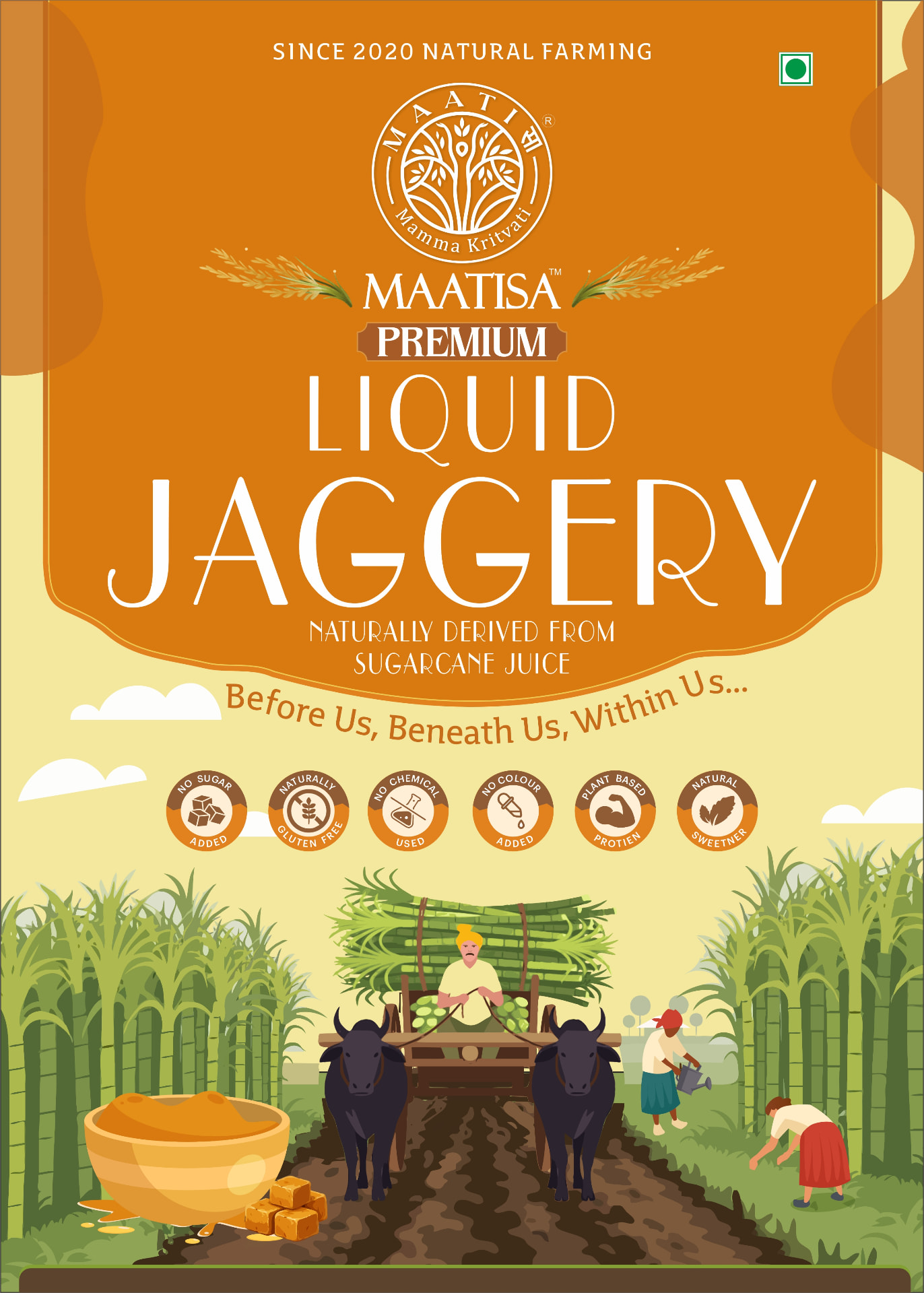 Cane Melt Jaggery (Gud)